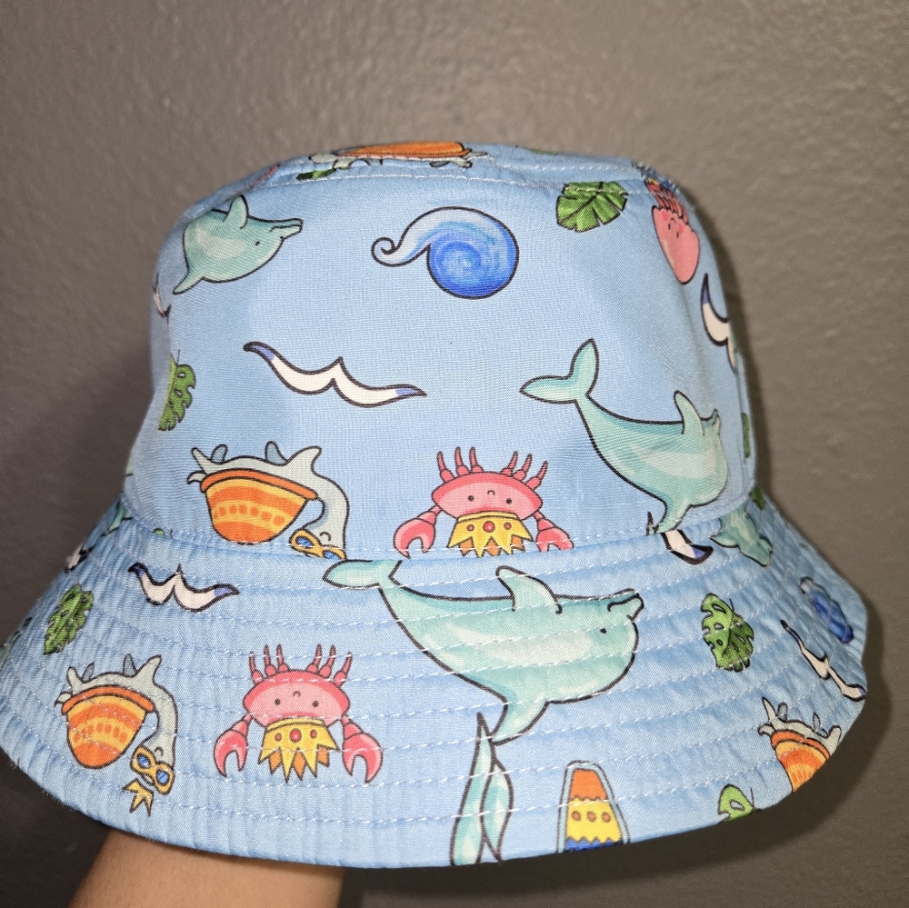 Robin Ruth Reversible Florida Ocean Bucket Hat